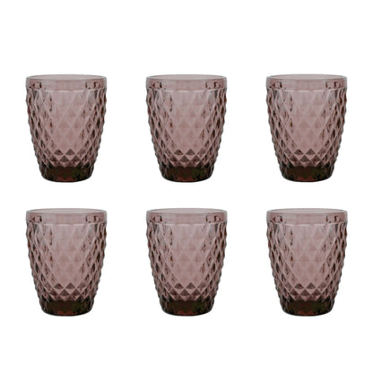 Medard de Noblat - Diamond - Glass 22cl - Purple (set of 6) Medard de Noblat 