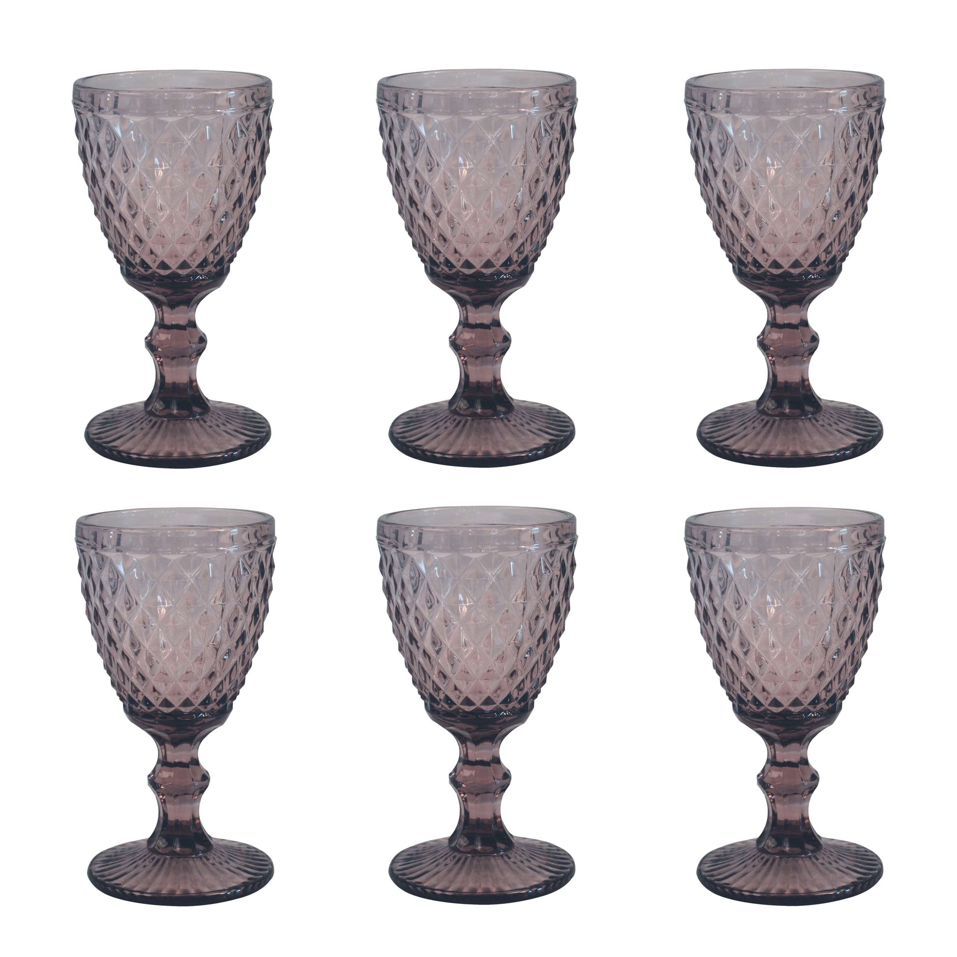 Medard de Noblat - Diamond - Wine Glass 20cl - Purple (set of 6) Medard de Noblat 