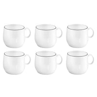 Medard de Noblat - Yaka Black Kofie & Theekop 20 cl (set van 6) Koffie/Theekoppen Medard de Noblat 