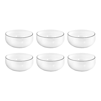 Medard de Noblat - Yaka Black Breakfast bowl 13 cm (set of 6)