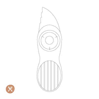 OXO - Avocadosnijder wit Avocadosnijder OXO 