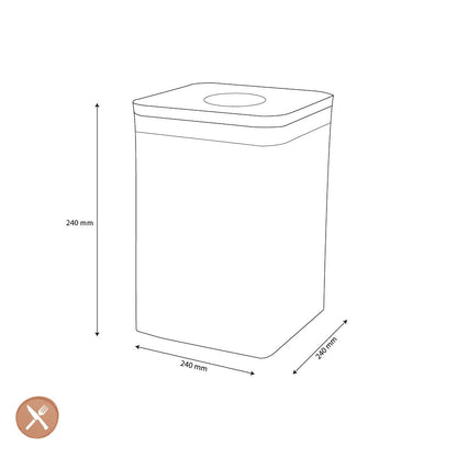 OXO - POP 2.0 Groot vierkant medium, 4,2 liter Voorraadpot OXO 