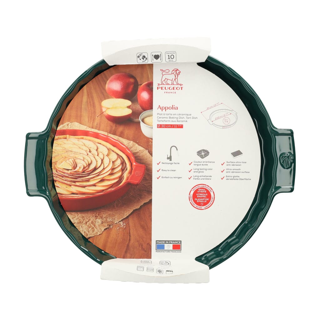 Peugeot - Appolia Taartvorm 30 cm Bosgroen Ovenschaal Peugeot 