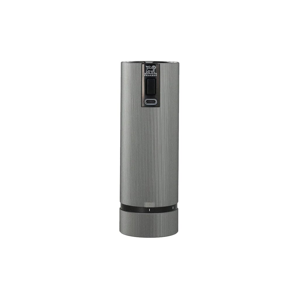 Moulin à poivre électrique Peugeot Line en aluminium et carbone, 15 cm