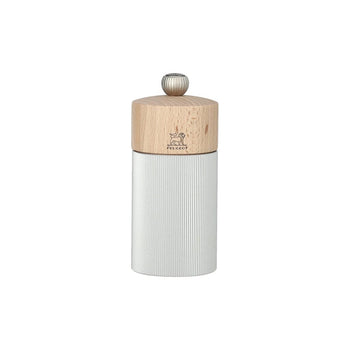 Peugeot - Line Zoutmolen Aluminium Naturel 12 cm Zoutmolen Peugeot 