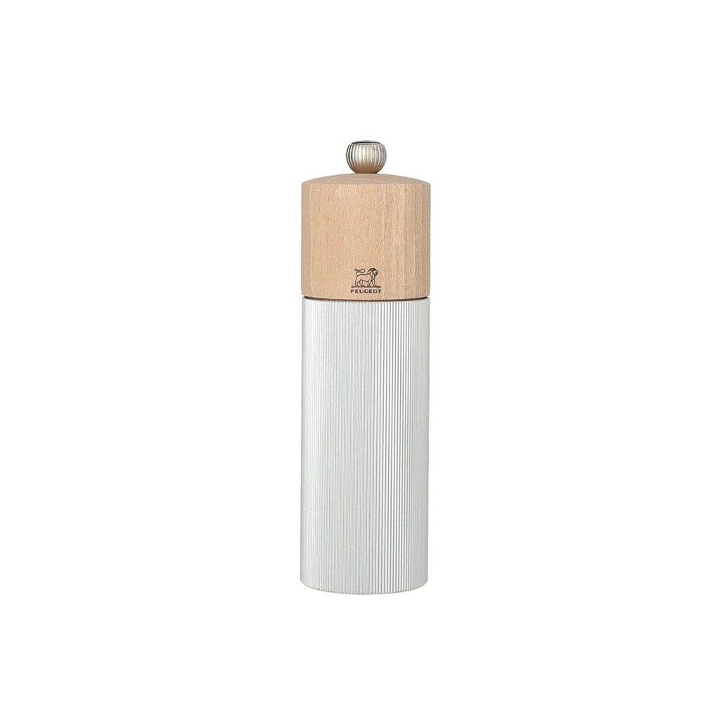 Peugeot - Line Zoutmolen Naturel Aluminium 18 cm Zoutmolen Peugeot 