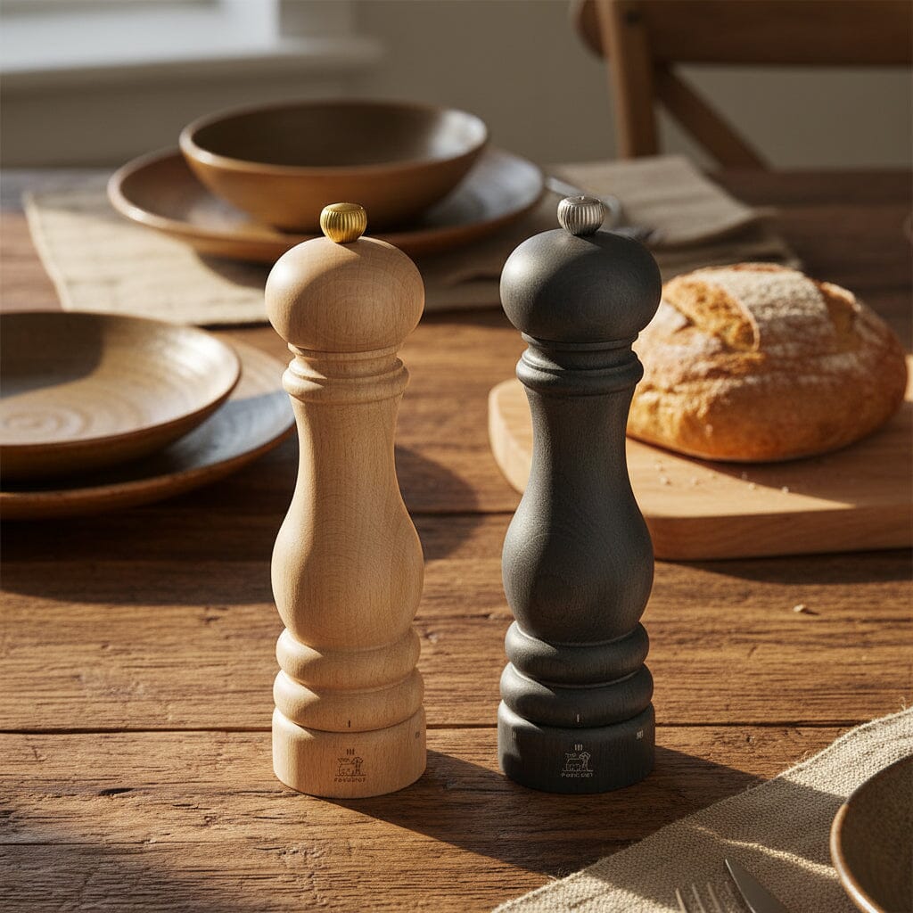 Peugeot - Paris Peper- en Zoutmolen set 22 cm Grafiet en Naturel Peper- en Zoutmolen set Peugeot 