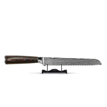 Shinrai Knives - Damascus Print Broodmes 20 cm Broodmes Shinrai Knives 
