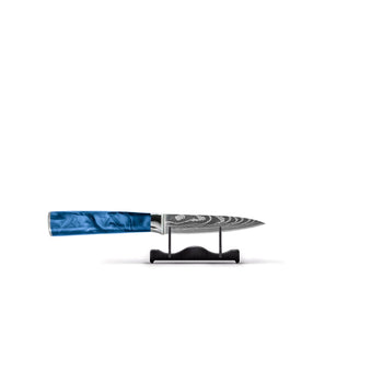 Shinrai Knives - Damascus Print Epoxy Sapphire Print Schilmes 8 cm Schilmes Shinrai Knives 