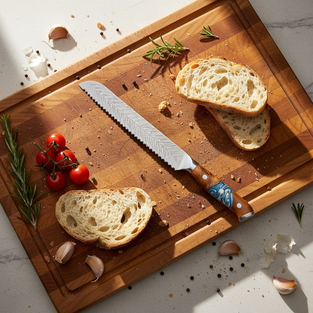 Shinrai Knives - Eclipse Series 6-delige Damascus Messenset Messenset Shinrai Knives 