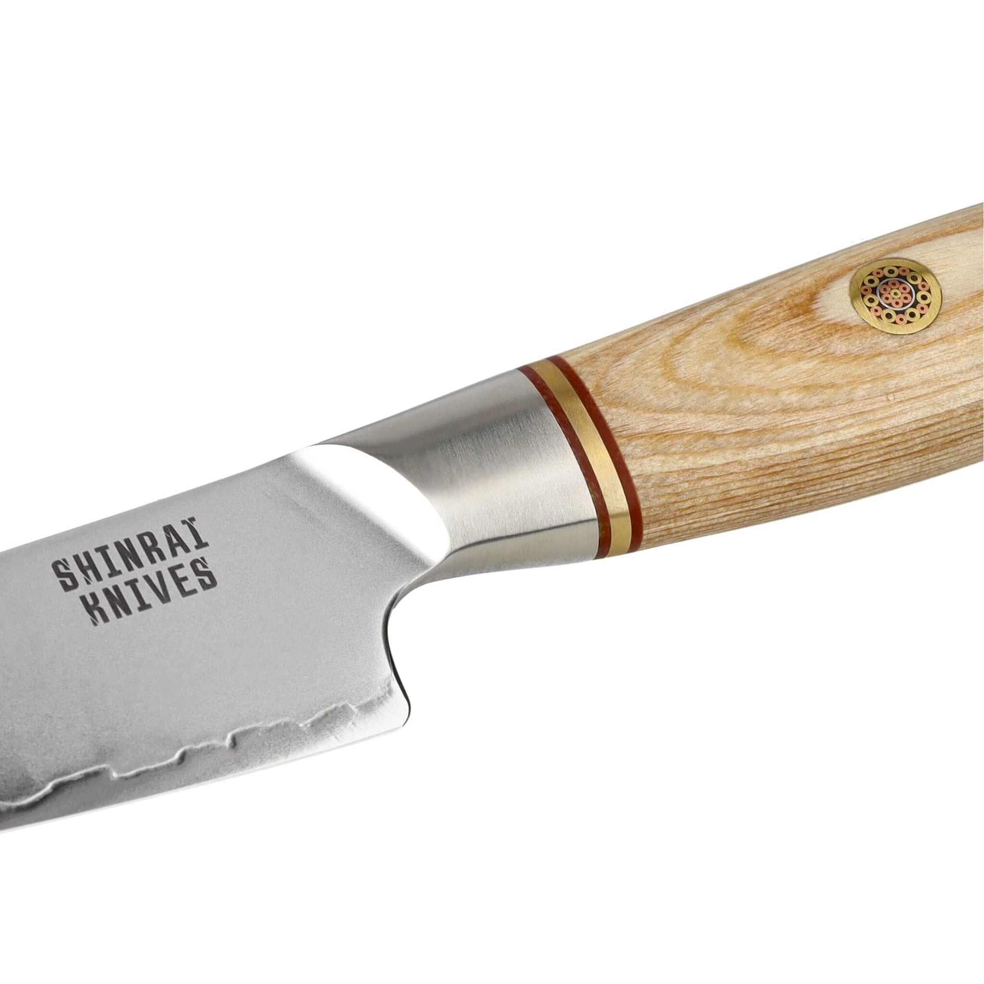 Shinrai Knives - Hikari Damascus 2-delige set - Santoku + Schilmes Messenset Shinrai Knives 