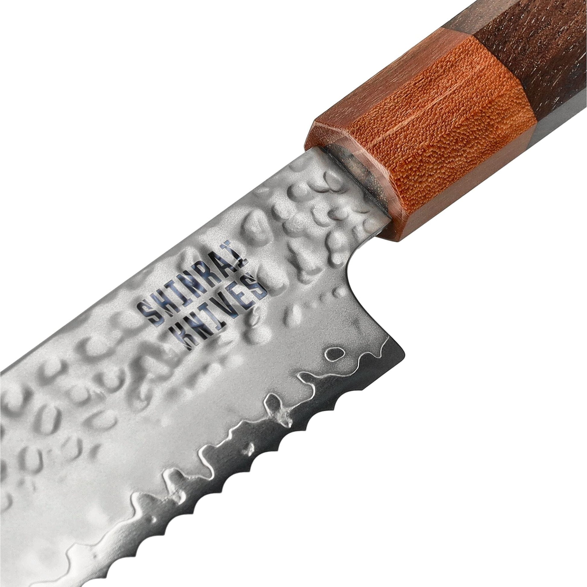 Shinrai Knives - Kigami Exclusive Damascus 4-delige set - Koksmes + Broodmes + Nakiri + Schilmes Messenset Shinrai Knives 
