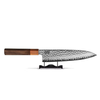 Couteaux Shinrai - Kigami Exclusive Damascus 5 pièces - Couteau de chef + Couteau à pain + Nakiri + Couteau de bureau + Couteau d'office Ensemble de couteaux Shinrai Knives