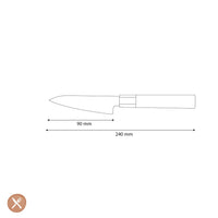 Shinrai Knives - Kurayami Damascus Schilmes 9 cm Schilmes Shinrai Knives 