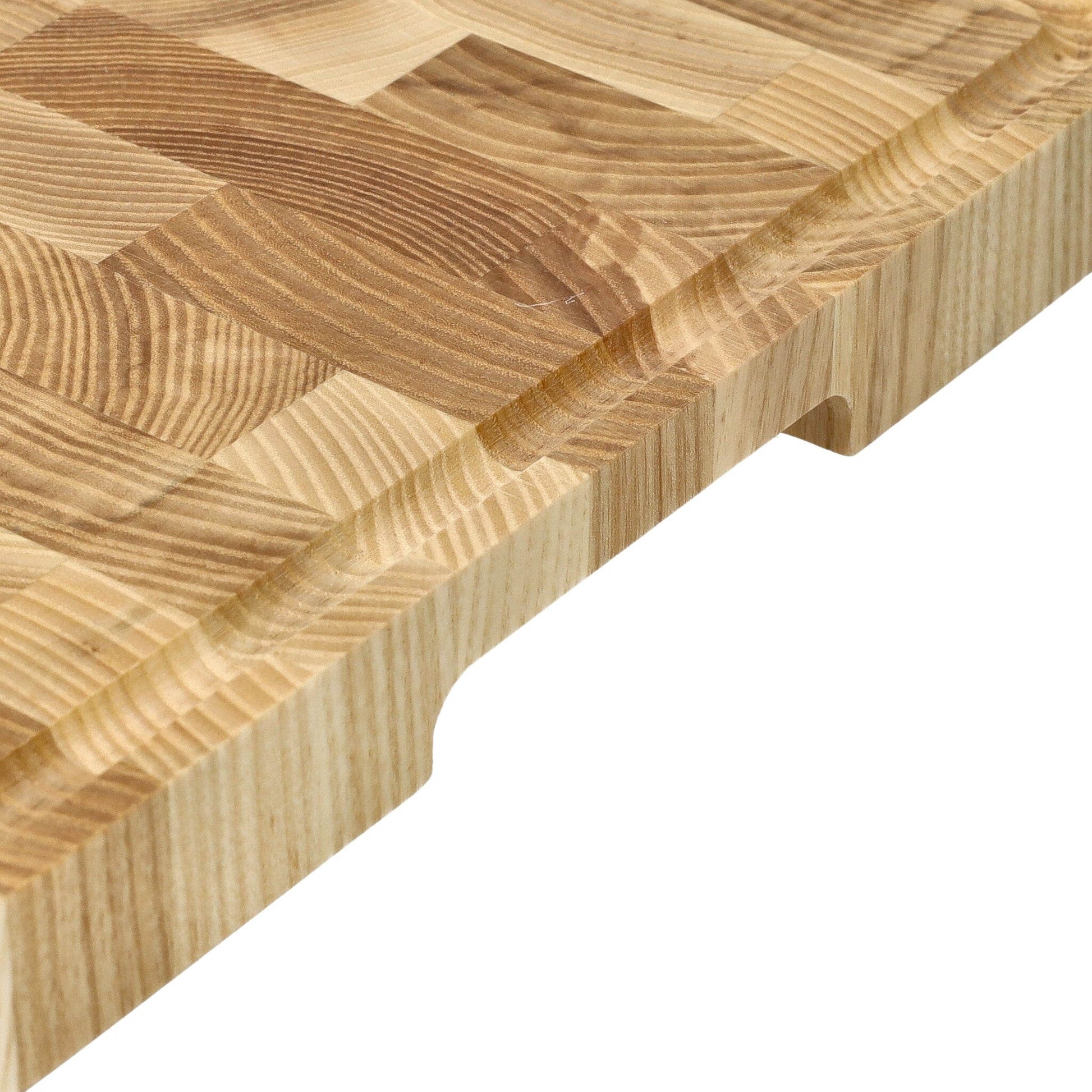 Shinrai Knives - Luxe Snijplank Essenhout - Kopshout - 35 × 25 × 2.5 cm Houten snijplank Shinrai Knives 