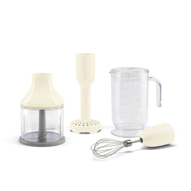 Smeg - Accessoires | 4 accessories set, Crème, Beaker, Chopper, Whisk, Masher Accessoireset Smeg 
