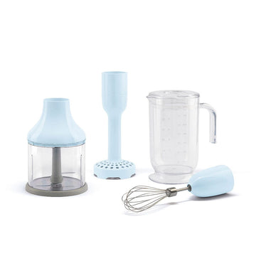 Smeg - Accessoires | 4 accessories set, Pastelblauw, Beaker, Chopper, Whisk, Masher Accessoireset Smeg 