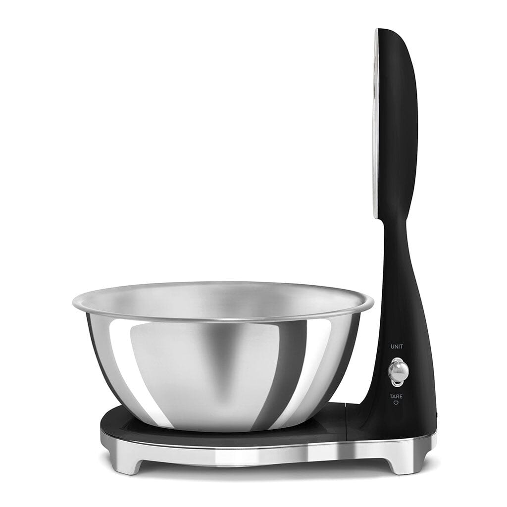 SMEG - Weegschaal Digitaal Jaren 50 Zwart Keukenweegschaal Smeg 