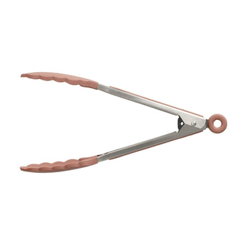 Tools2Cook - Pinces de cuisine en silicone rose framboise Tools2Cook