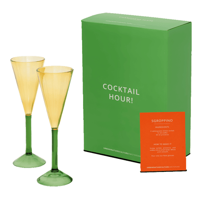 Urban Nature Culture - Champagne flute Cocktail - Set Van 2 Urban Nature Culture 