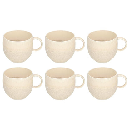 Villeroy & Boch - Perlemor Sand - Koffiemok 290ml, Set van 6 Koffiekopjes Villeroy & Boch 