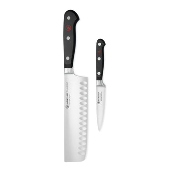 Wüsthof - Classic 2-delige Messenset - Nakiri + Officemes Messenset Wusthof 