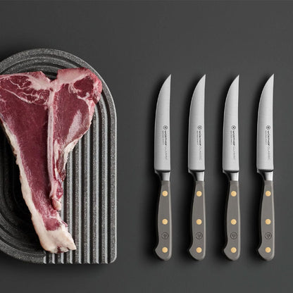 Wusthof - Classic Steakmessenset 4-delig Velvet Oyster Messenset Wusthof 