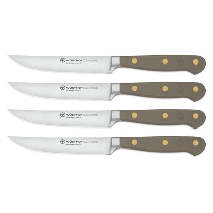 Wusthof - Classic Steakmessenset 4-delig Velvet Oyster Messenset Wusthof 