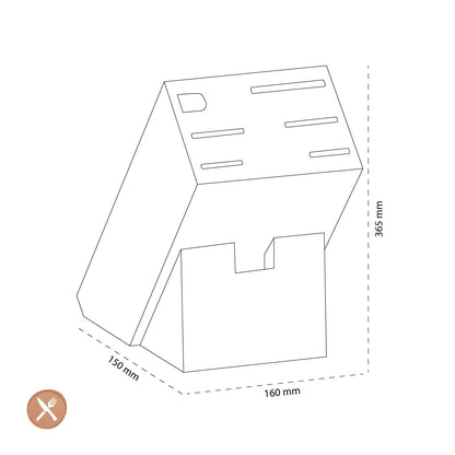 Zwilling - 4 Star Messenblok - bamboe Messenblok Zwilling 