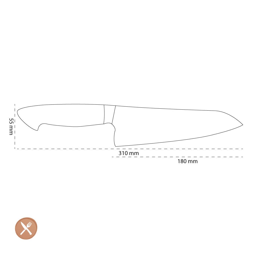 Zwilling - Bob Kramer Stainless - Santoku 180 mm Zwilling 