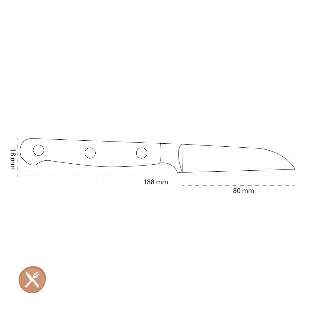 Zwilling - Prof S Groentemes 80 mm Groentemes Zwilling 