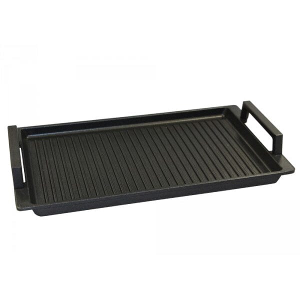 Eurolux - Grillplaat met grepen 41 x 24 x 2,5 cm - Flexinductie Grillplaat Eurolux 