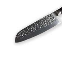 Hammered RVS Santoku 13 cm Shinrai Japan 